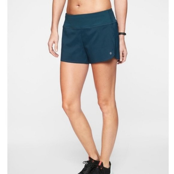 Athleta Laser Cut Lined Run Shorts XXS - Picture 1 of 7